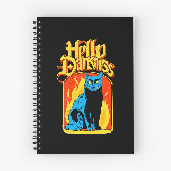 Item preview, Hello Darkness Black Cat  designed and sold by DaisyHargreaves.