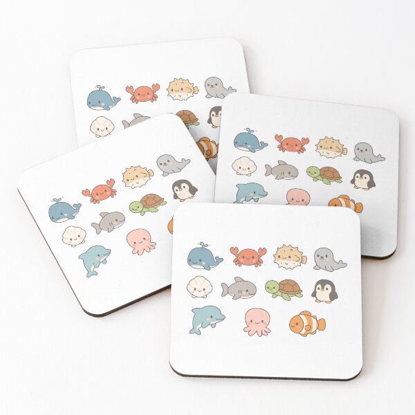 Item preview, Kawaii aquatic animals designed and sold by SD-Din.