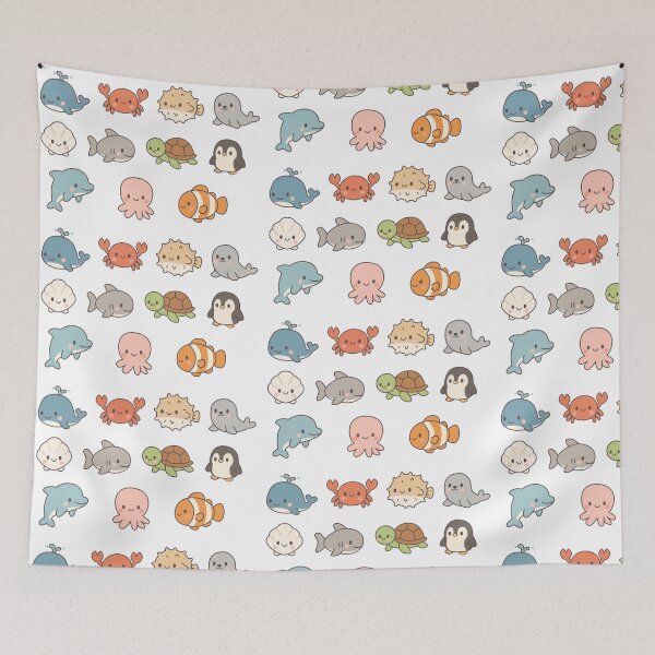 Item preview, Kawaii aquatic animals designed and sold by SD-Din.