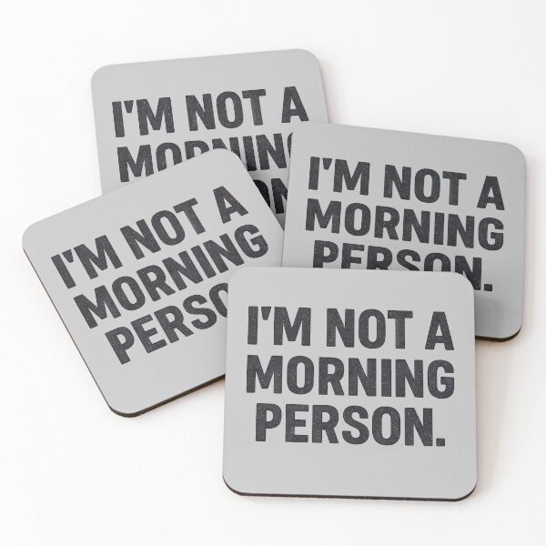 Item preview, I'M NOT A MORNING PERSON. designed and sold by ismo1530.