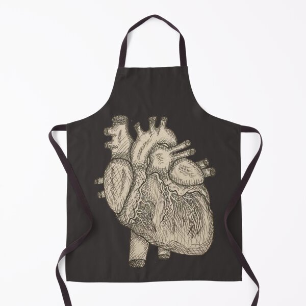 Item preview, Vintage style anatomy heart drawing designed and sold by Bugbotherer30.