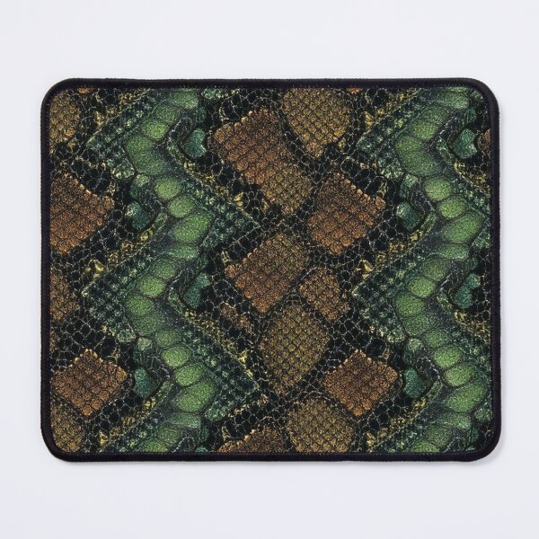 Item preview, Emerald Viper Zigzag Scales Seamless Pattern: shirt, dress, bag, phone case and home decor designed and sold by TheGaliyaStudio.