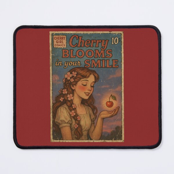 Item preview, Romantic Cherry Girl: Cherry blooms in your smile designed and sold by bapupa.