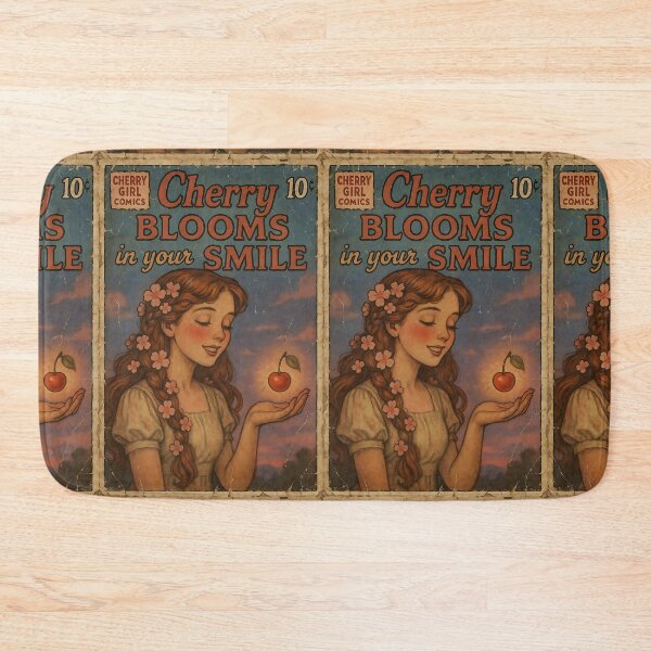 Item preview, Romantic Cherry Girl: Cherry blooms in your smile designed and sold by bapupa.