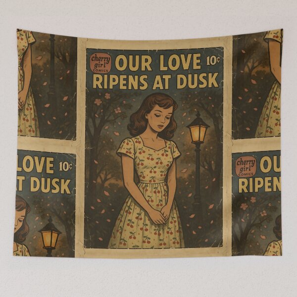 Item preview, Sweet Cherry Girl: Our love ripens at dusk designed and sold by bapupa.
