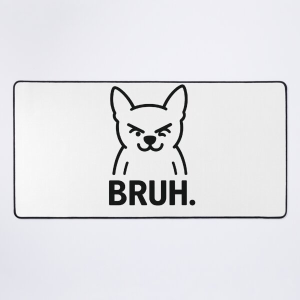 Item preview, Bruh Cat – Funny Meme Minimalist Illustration designed and sold by Apple-Design369.