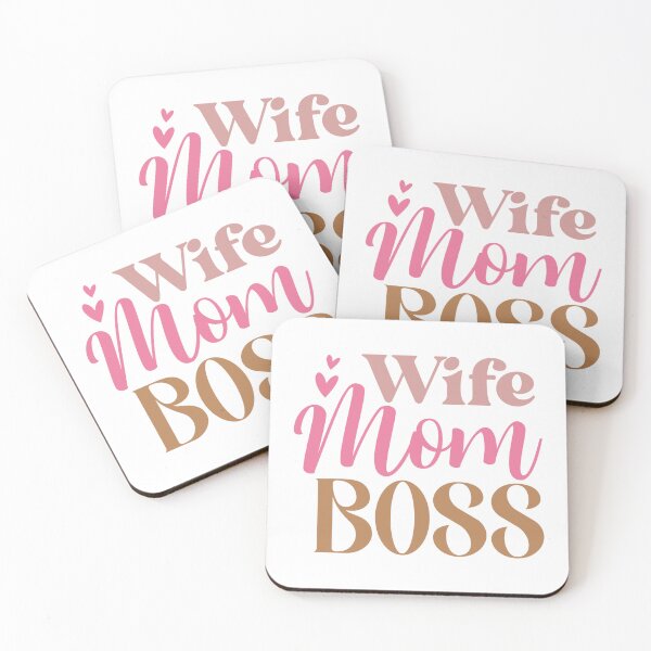 Item preview, Wife Mom Boss – Strong and Proud Quote designed and sold by artcultreone.