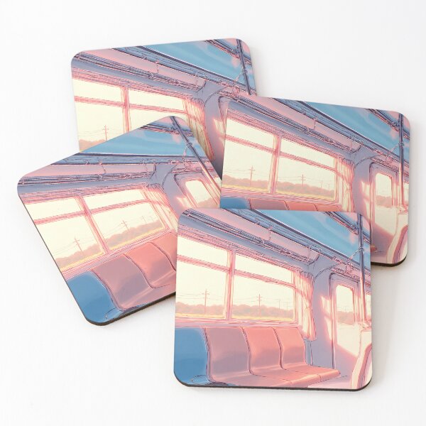 Item preview, Golden sunrise on the train to Hiroshima designed and sold by Working-Woman.