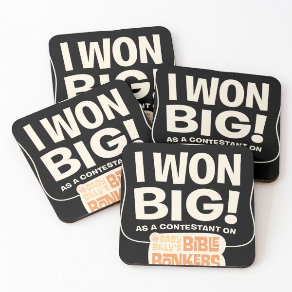 Item preview, I Won Big! Retro Game Show Contestant Award designed and sold by THiggi.