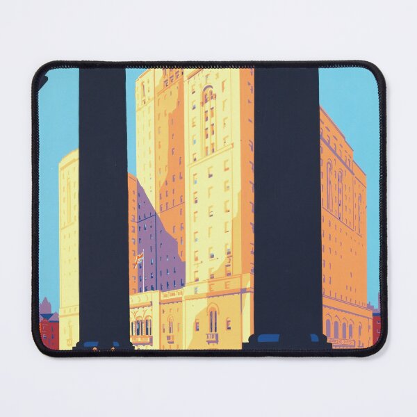 Item preview, Vintage Art Deco Travel Poster | The Royal York Hotel Toronto | 1920s Canadian Pacific Railway | Architectural Elegance designed and sold by artofuniverse.