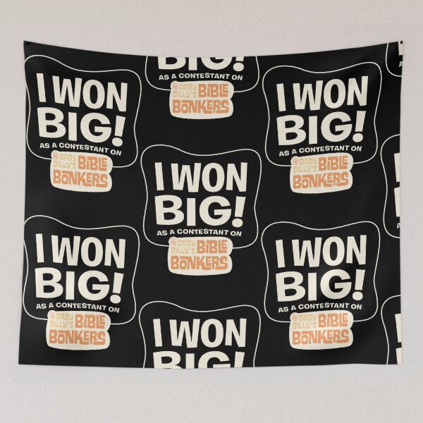 Item preview, I Won Big! Retro Game Show Contestant Award designed and sold by THiggi.