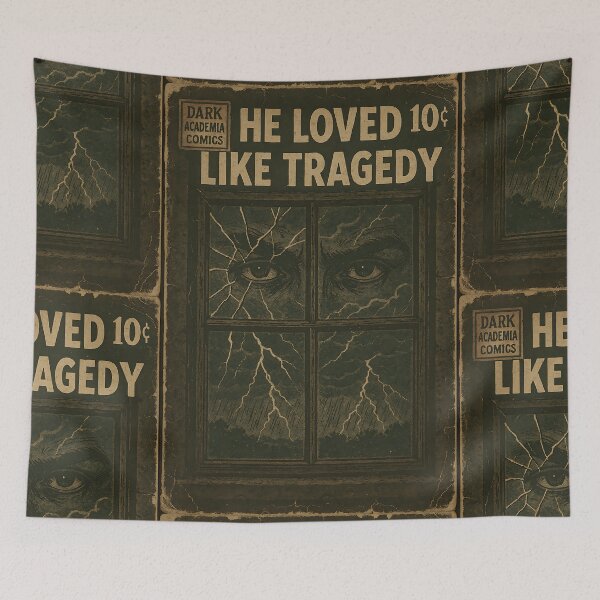 Item preview, Romantic Dark Academia: He loved like tragedy designed and sold by bapupa.