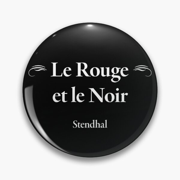 Item preview, Stendhal, Le Rouge et le Noir, Classic Literature designed and sold by CharlottePlaceArt.