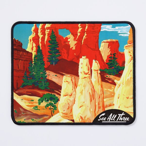 Item preview, Vintage Bryce Canyon National Park Poster | Mid-Century Travel Art | Chicago Northwestern Line | Retro Landscape Print | Utah Wall Decor designed and sold by artofuniverse.