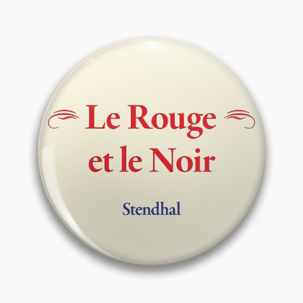 Item preview, Stendhal, Le Rouge et le Noir, Classic Literature designed and sold by CharlottePlaceArt.
