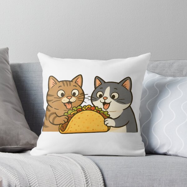 Item preview, Cute Cats Eating Taco  designed and sold by HobsS.