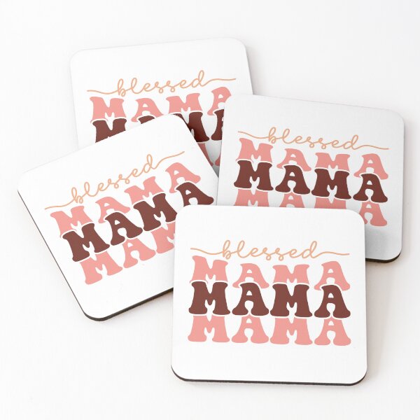 Item preview, Blessed Mama – Cute Motherhood Quote designed and sold by artcultreone.