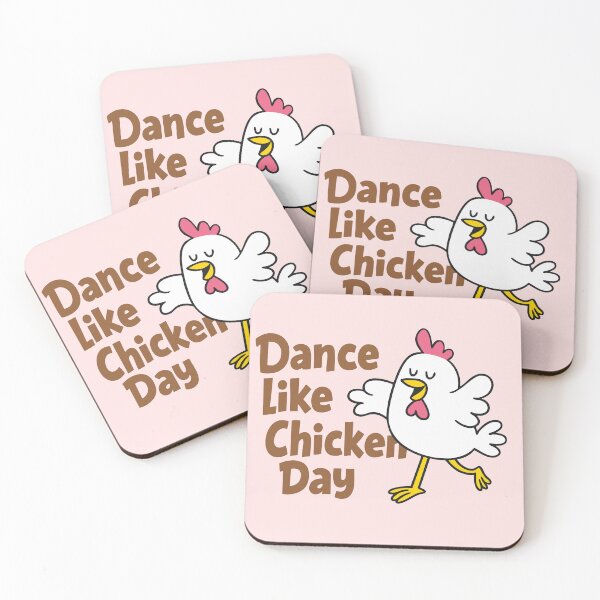 Item preview, Funny Dance Like Chicken Day Cartoon Design designed and sold by graphicnew.