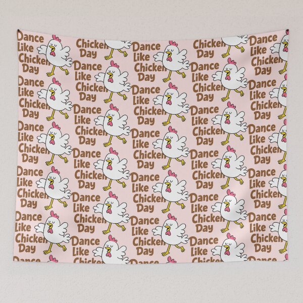 Item preview, Funny Dance Like Chicken Day Cartoon Design designed and sold by graphicnew.