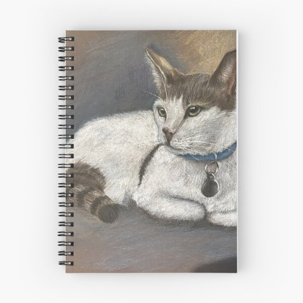 Item preview, Pastel of a reclining cat designed and sold by PruDesigns.