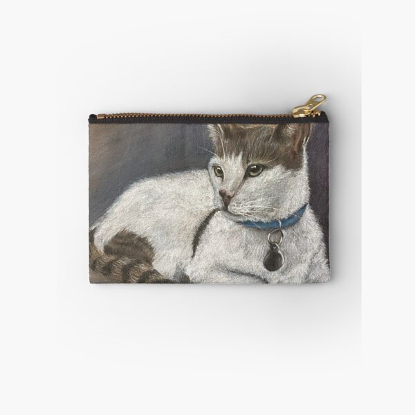 Item preview, Pastel of a reclining cat designed and sold by PruDesigns.