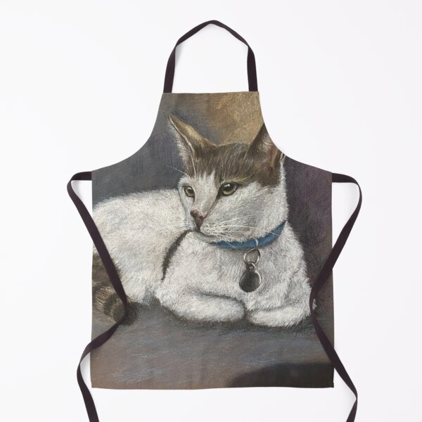 Item preview, Pastel of a reclining cat designed and sold by PruDesigns.