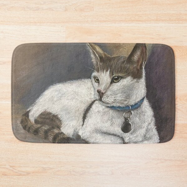 Item preview, Pastel of a reclining cat designed and sold by PruDesigns.