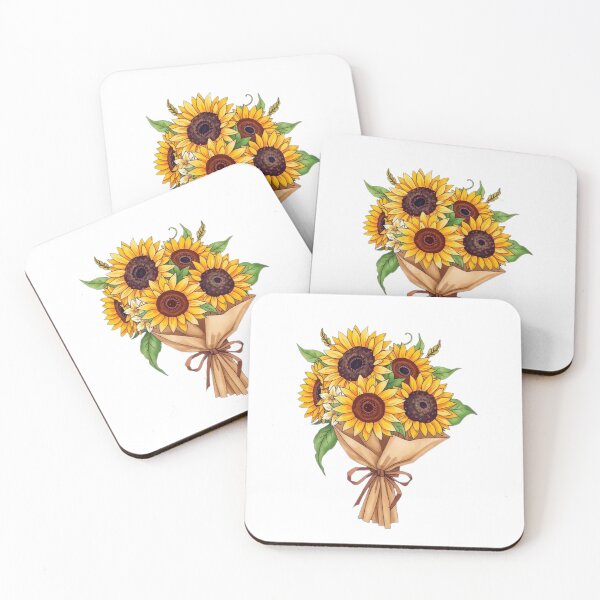 Item preview, Sunflower Bouquet flower rose tulip happy birthday cute aesthetic pretty designed and sold by CheeseBlueprint.