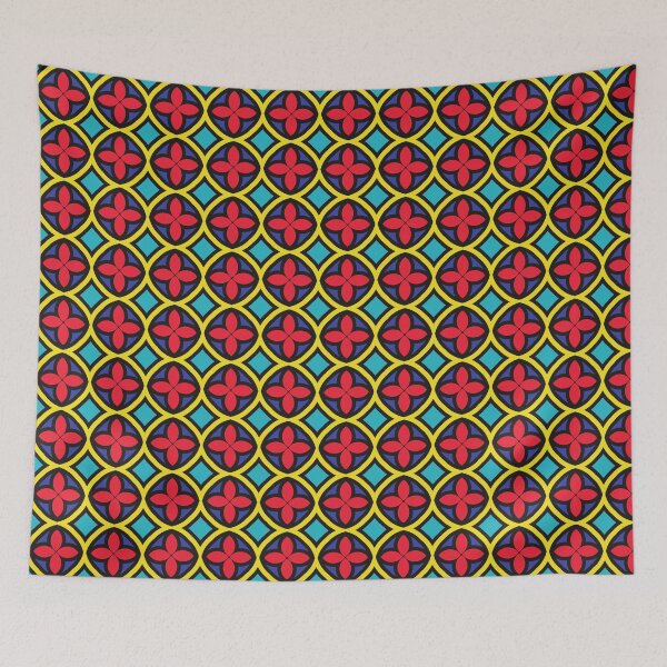 Item preview, patterns geometry seamless colorful repeat pattern designed and sold by Abrahamjrnd.