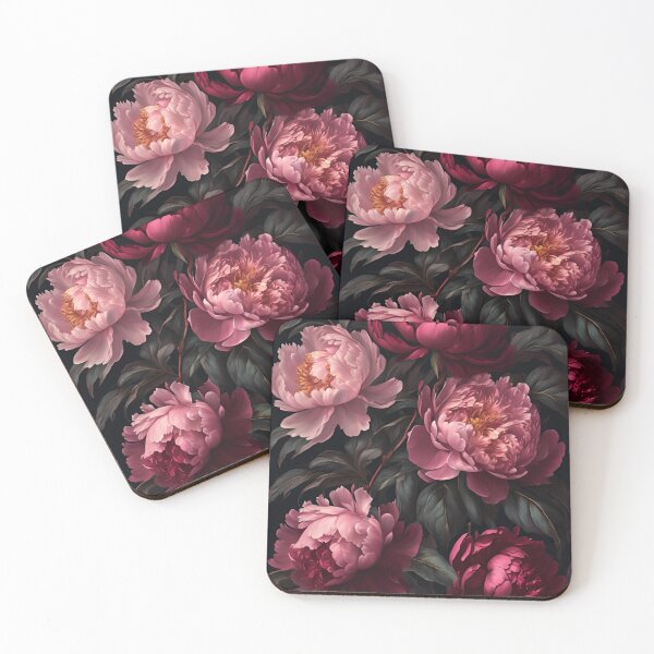 Item preview, Pink Peony  Elegant  Romantic   Colors,   Flowers Peony Vintage Dark designed and sold by KolorellaS.