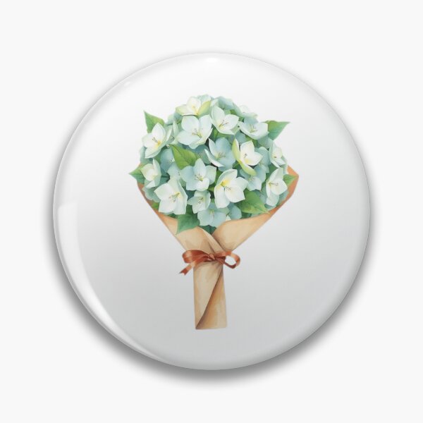 Item preview, Hydrangea Bouquet flower rose tulip happy birthday cute aesthetic pretty designed and sold by CheeseBlueprint.