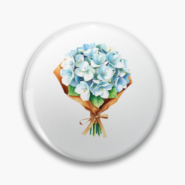 Item preview, Hydrangea Bouquet flower rose tulip happy birthday cute aesthetic pretty designed and sold by CheeseBlueprint.