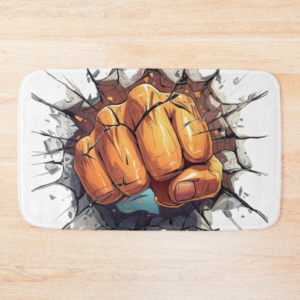 Item preview, 3D Fist Breakthrough T-Shirt Design | Hyper-Realistic Punch Effect designed and sold by WovennDesigns.