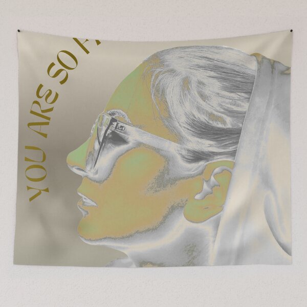 Item preview, ✨ You Are So Far Away – Retro Portrait (Light Version) designed and sold by SANNYSTAM.