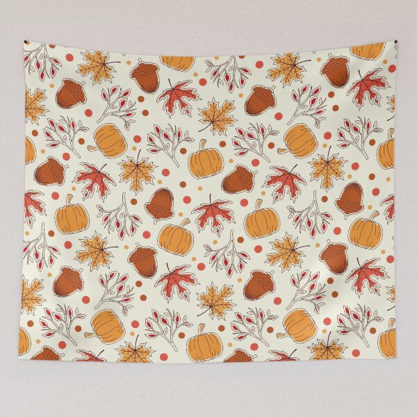 Item preview, Pumpkins and Autumn Leaves designed and sold by OtterFactory.