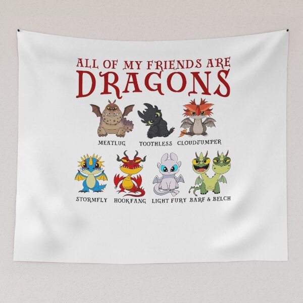 Item preview, All My Friends Are Dragons designed and sold by muraroahli.