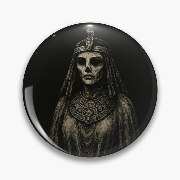 Item preview, Cleopatra Ghost – Ancient Queen Spirit in Grunge Horror Style designed and sold by Meandmyshop.