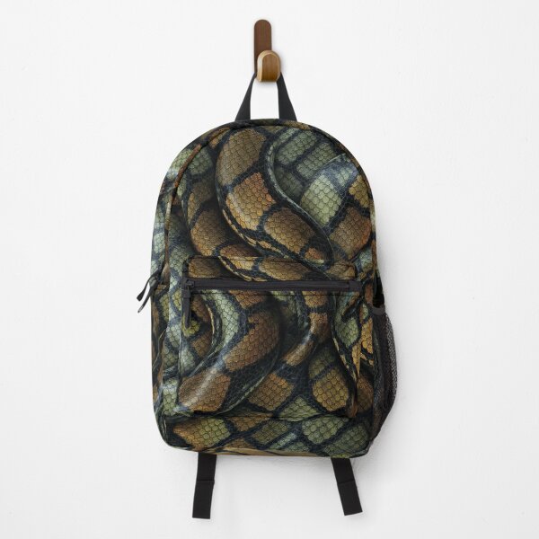 Item preview, Wavy Olive Brown Cobra Skin Seamless Texture: snake shirt, dress, bag, phone case and home decor designed and sold by TheGaliyaStudio.