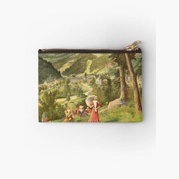 Item preview, Vintage Uriage-les-Bains Spa Town Art Nouveau Poster | PLM Railway France Travel Print | Belle Époque Lithograph Wall Art Decor designed and sold by artofuniverse.