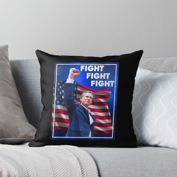 Item preview, Gavin Newsom Trolling Trump Meme War Fight Fight Fight designed and sold by klukisu09.