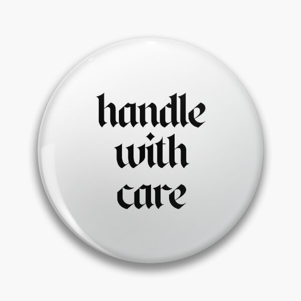 Item preview, Handle With Care Sticker designed and sold by Cryeath.