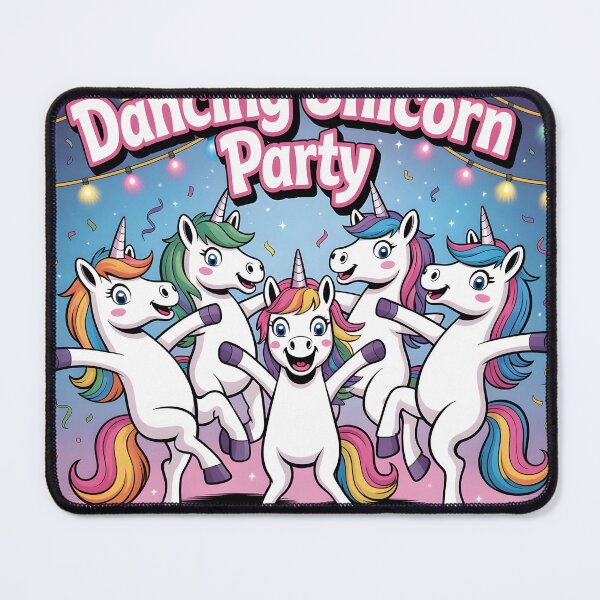 Item preview, Dancing Unicorn Party - Whimsical Art designed and sold by SababaShop.