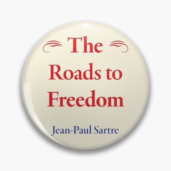 Item preview, Jean-Paul Sartre, The Roads to Freedom, Classic Literature designed and sold by CharlottePlaceArt.