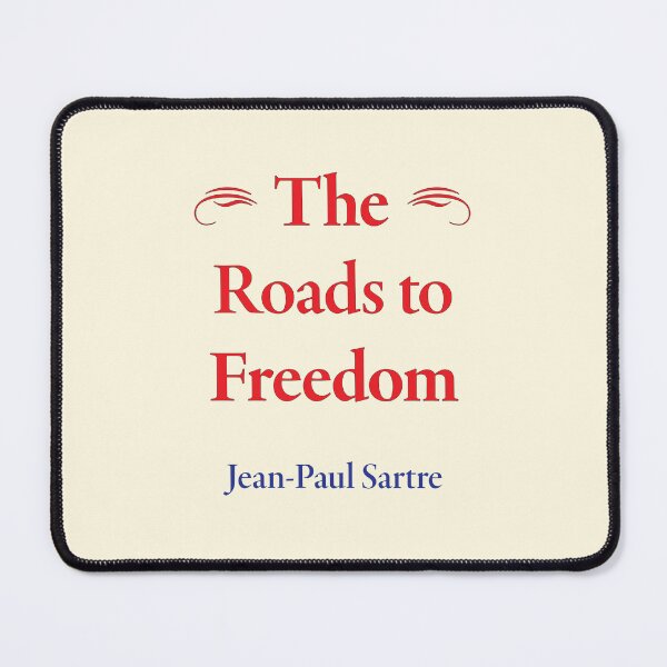 Item preview, Jean-Paul Sartre, The Roads to Freedom, Classic Literature designed and sold by CharlottePlaceArt.