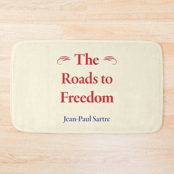 Item preview, Jean-Paul Sartre, The Roads to Freedom, Classic Literature designed and sold by CharlottePlaceArt.