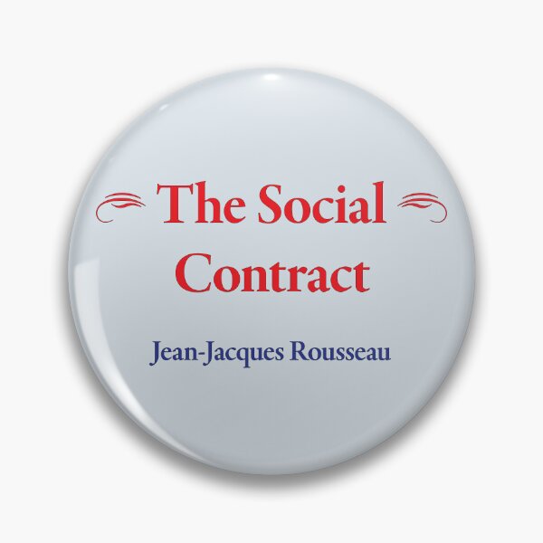 Item preview, Jean-Jacques Rousseau, The Social Contract, Classic Literature designed and sold by CharlottePlaceArt.