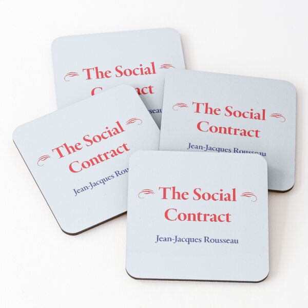 Item preview, Jean-Jacques Rousseau, The Social Contract, Classic Literature designed and sold by CharlottePlaceArt.