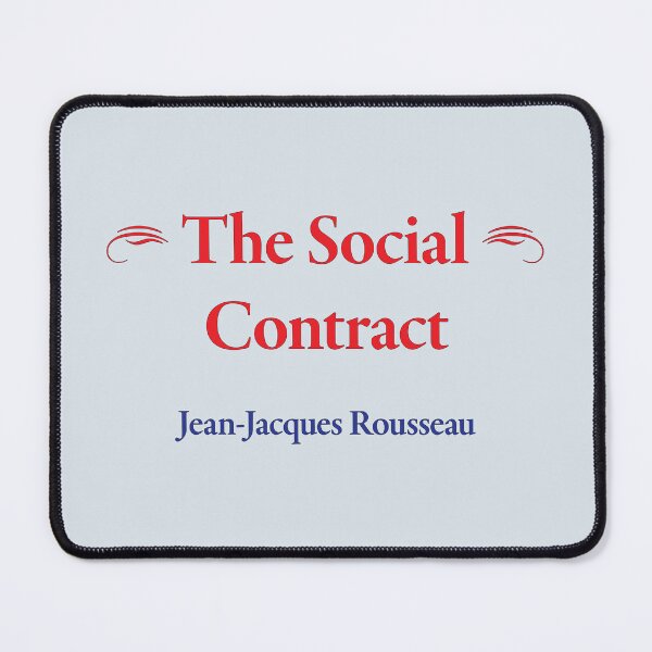 Item preview, Jean-Jacques Rousseau, The Social Contract, Classic Literature designed and sold by CharlottePlaceArt.