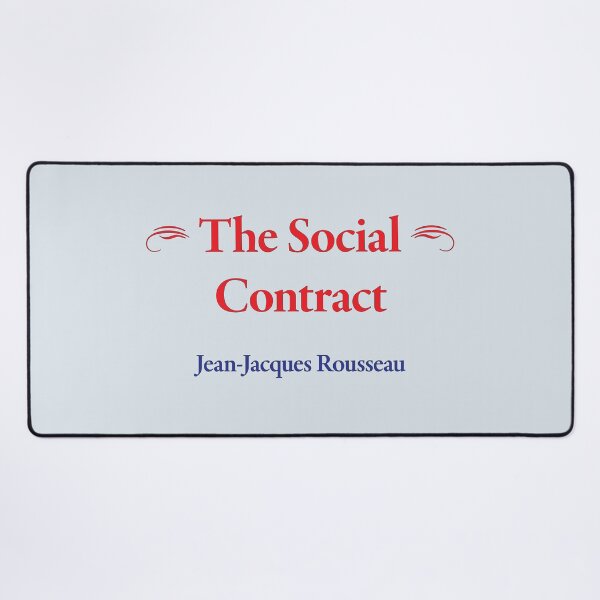 Item preview, Jean-Jacques Rousseau, The Social Contract, Classic Literature designed and sold by CharlottePlaceArt.