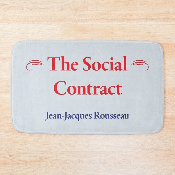 Item preview, Jean-Jacques Rousseau, The Social Contract, Classic Literature designed and sold by CharlottePlaceArt.